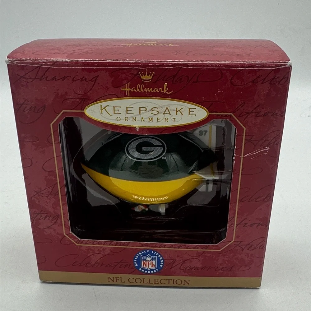 Hallmark ornament NFL Collection series. Green Bay Packers 1997